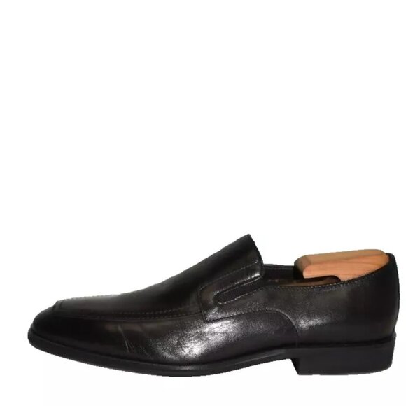 New! Bruno Magli RAGING LEATHER SLIP-ON BLACK LEATHER Loafer Size 9.5 M DD471 main image 5